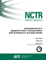 Development of a Regional Public Transportation GIS Architecture and Data Model