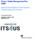 Phase 1 Safety Management Plan SMP  Heart of Iowa Regional Transit Agency ITS4US Deployment Project
