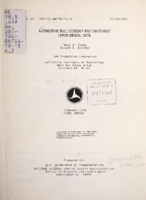 Automotive fuel economy and emissions experimental data  final report