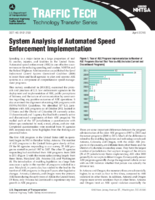 System Analysis of Automated Speed Enforcement Implementation Traffic Tech