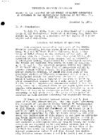 Interstate Commerce Commision Report of the Accident  Investigation Occuring on the PENNSYLVANIA RAILROAD ALTOONA PA