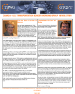 Canada  US Transportation Border Working Group Newsletter Issue 2  Fall 2009