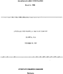Interstate Commerce Commision Report of the Accident  Investigation Occuring on the LOUISVILLE AND NASHVILLE RAILROAD COMPANY CLANTON ALA