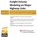 Freight Volume Modeling on Major Highway Links