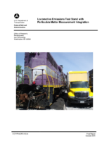 Locomotive emissions test stand with particulate matter measurement integration  final report