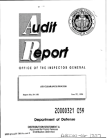 Air Clearance Process