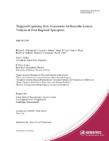 Triggered lightning risk assessment for reusable launch vehicles at four regional spaceports