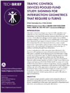 Traffic Control Devices Pooled Fund Study Signing For Intersection Geometrics That Require UTurns techbrief