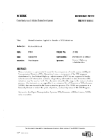 MetaEvaluation Applied To Results Of ITS Initiatives