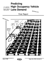 Predicting High Occupancy Vehicle Lane Demand Final Report