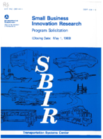Small Business Innovation Research  Program Solicitation Closing Date  May 1 1989