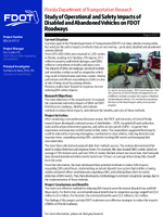 Study of Operational and Safety Impacts of Disabled and Abandoned Vehicles on FDOT Roadways Summary