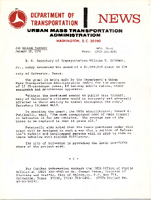 Department of Transportation New Urban Mass Transportation Administration UMTA 7605
