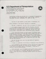 Talking Points Prepared for Delivery by US Secretary of Transportation Neil Goldschmidt AntiDefamation League Young National Leadership Development Conference