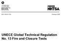 UNECE Global Technical Regulation No 13 Fire and Closure Tests