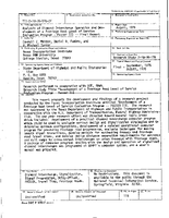 Analysis of Diamond Interchange Operation and Development of a Frontage Road Level of Service Evaluation Program  PASSER III Final Report