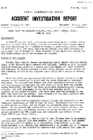 Investigation of Aircraft Accident TEMCO SWIFT AND AMERICAN AIRLINES DALLAS TEXAS 19520628
