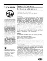 Improved Concretes for Corrosion Resistance