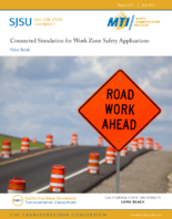 Connected Simulation for Work Zone Safety Applications