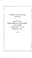 Interstate Commerce Commision Report of the Accident  Investigation Occuring on the HUDSON AND MANHATTAN JERSEY CITY N J