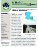 Improved Incident Response through Coordinated Interoperable Communications Project Capsule