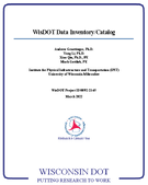 WisDOT Data InventoryCatalog