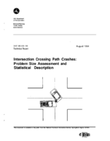 Intersection Crossing Path Crashes Problem Size Assessment And Statistical Description Technical Report