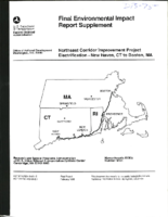 Northeast Corridor Improvement Project Electrification  New Haven CT to Boston MA  Final Environmental Impact Report  Supplement