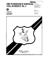 TimetoCorrosion of Reinforcing Steel in Concrete Slabs Volume 5 Calcium Nitrite Admixture or Epoxy Coated Reinforcing Bars as Corrosion Protection Systems
