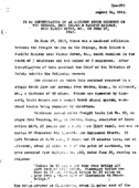Interstate Commerce Commission Report of the Accident  Investigation Occurring on the CHICAGO ROCK ISLAND AND PACIFIC RAILWAY PLATTE RIVER MO