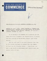 Remarks by Alan S Boyd Under Secretary of Commerce for Transportation Prepared for Delivery Before the Business Council Meeting Hot Springs Virginia