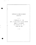 Interstate Commerce Commision Report of the Accident  Investigation Occuring on the ELGIN JOLIET AND EASTERN RAILWAY BRISBANE IL