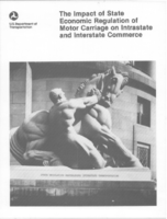 The Impact of State Economic Regulation of Motor Carriage on Intrastate and Interstate Commerce