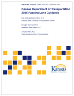 Kansas Department of Transportation 2025 Passing Lane Guidance