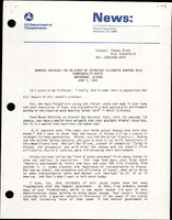 Remarks Prepared for Delivery by Secretary Elizabeth Hanford Dole to the Commonwealth North