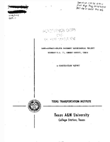 SandAsphaltSulfur Pavement Experimental Project Highway US 77 Kenedy County Texas