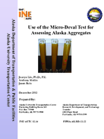 Use of the microdeval test for assessing Alaska aggregates  summary