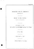 Interstate Commerce Commision Report of the Accident  Investigation Occuring on the ST LOUIS SOUTHWESTERN RAILWAY RUSK TX