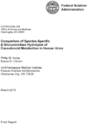 Comparison of SpeciesSpecific Glucuronidase Hydrolysis of Cannabinoid Metabolites in Human Urine