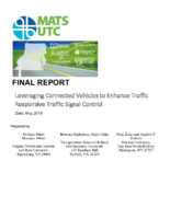 Leveraging Connected Vehicles to Enhance Traffic Responsive Traffic Signal Control