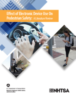 Effect of Electronic Device Use on Pedestrian Safety A Literature Review
