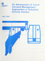 An Assessment of Travel Demand Management Approaches at Suburban Activity Centers