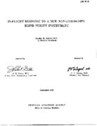 Inflight response to a new nongyroscopic blind flight instrument