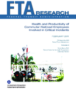 Health and Productivity of Commuter Railroad Employees Involved in Critical Incidents