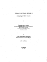 The Kansas Grade Crossing Consolidation Study