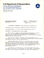 US Department of Transportation News Office of Public Affairs UMTA 7752