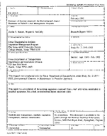 Summary of Scoping Issues for the Environmental Impact Statement on TxDOTs Pest Management Program