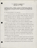Statement of Claude S Brinegar Secretary of Transportation Before the House Committee on Public Works Regarding HR 5138 the Administrations Proposed Federalaid Highway and Public Transportation Act