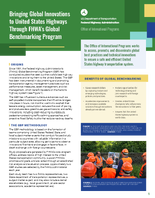 Bringing Global Innovations to United States Highways Through FHWAs Global Benchmarking Program
