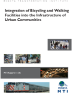 Integration of Bicycling and Walking Facilities into the Infrastructure of Urban Communities